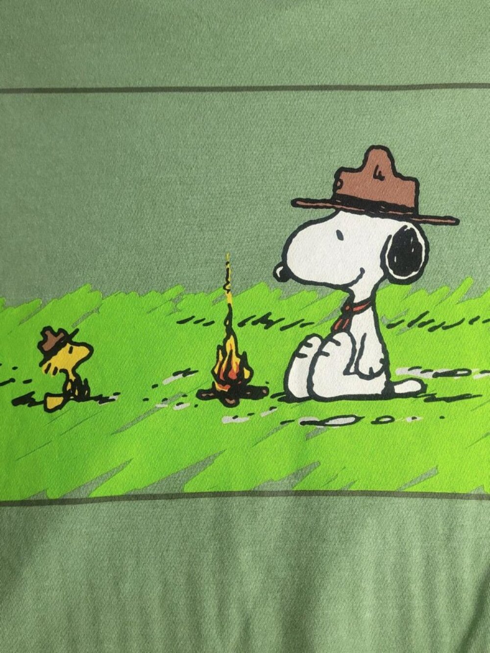 Peanuts Snoopy Woodstock camping golf t-shirt - Picture 3 of 6